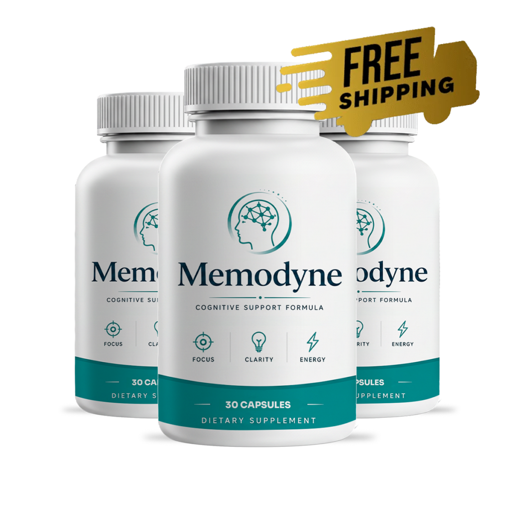 Memodyne three-bottle package